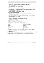 Preview for 9 page of Velleman VDL400SW User Manual