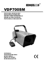 Velleman VDP700SM User Manual предпросмотр