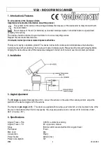 Предварительный просмотр 3 страницы Velleman VIS2 User Manual