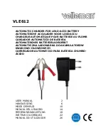 Предварительный просмотр 1 страницы Velleman VLE612 User Manual