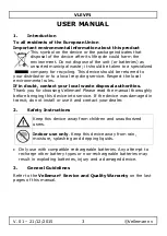 Предварительный просмотр 3 страницы Velleman VLEVP1 User Manual