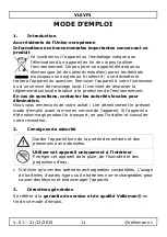 Preview for 11 page of Velleman VLEVP1 User Manual