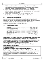 Preview for 21 page of Velleman VLEVP1N User Manual