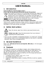 Preview for 3 page of Velleman VLEVP4 User Manual