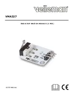 Velleman VMA327 User Manual предпросмотр