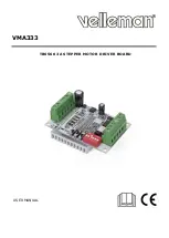 Velleman VMA333 User Manual предпросмотр