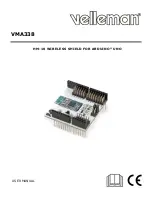 Preview for 1 page of Velleman VMA338 User Manual