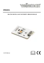 Предварительный просмотр 1 страницы Velleman VMA341 User Manual