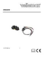 Velleman VMA349 User Manual предпросмотр