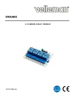 Velleman VMA400 User Manual предпросмотр