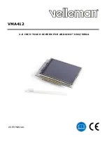 Velleman VMA412 User Manual предпросмотр