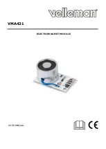 Velleman VMA431 User Manual предпросмотр