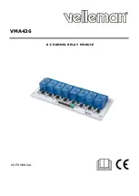 Velleman VMA436 User Manual preview