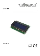 Предварительный просмотр 1 страницы Velleman VMA450 User Manual