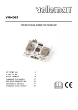 Velleman VMM005 User Manual preview