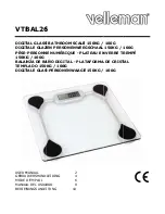 Preview for 1 page of Velleman VTBAL26 User Manual