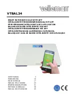 Velleman VTBAL34 User Manual preview