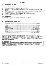 Preview for 7 page of Velleman VTLAMP10 User Manual