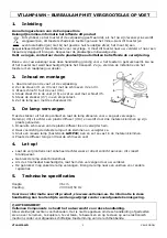 Предварительный просмотр 3 страницы Velleman VTLAMP4WN User Manual