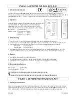 Предварительный просмотр 1 страницы Velleman VTLAN4 Quick Start Manual