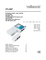 Preview for 1 page of Velleman VTLAN7 User Manual