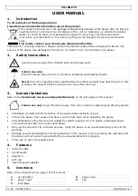 Preview for 3 page of Velleman VTLLAMP10 User Manual