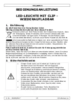 Preview for 15 page of Velleman VTLLAMP15 User Manual