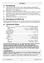 Preview for 17 page of Velleman VTLLAMP15 User Manual