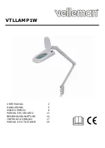 Velleman VTLLAMP1W User Manual preview