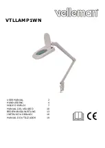 Velleman VTLLAMP1WN User Manual preview