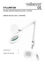 Preview for 1 page of Velleman VTLLAMP2W User Manual