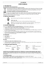 Preview for 2 page of Velleman VTLLAMP3W User Manual