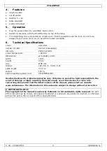 Preview for 3 page of Velleman VTLLAMP5W User Manual