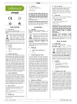 Preview for 1 page of Velleman VTS60 User Manual