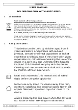 Preview for 3 page of Velleman VTSG60SFN User Manual