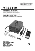 Velleman VTSS110 User Manual preview