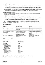 Preview for 4 page of Velleman VTSS110 User Manual