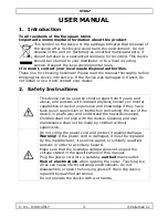 Preview for 3 page of Velleman VTSS7 User Manual