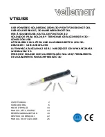 Velleman VTSUSB User Manual preview