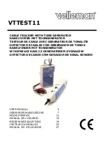 Velleman VTTEST11 User Manual preview