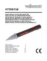 Предварительный просмотр 1 страницы Velleman VTTEST18 User Manual