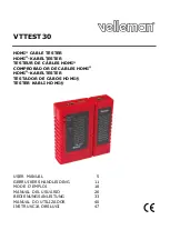 Preview for 1 page of Velleman VTTEST30 User Manual