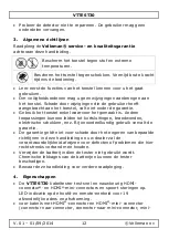 Preview for 12 page of Velleman VTTEST30 User Manual