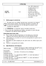 Preview for 23 page of Velleman VTTEST30 User Manual