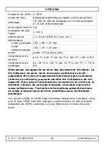 Preview for 24 page of Velleman VTTEST30 User Manual