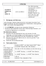 Предварительный просмотр 38 страницы Velleman VTTEST30 User Manual