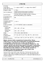 Preview for 53 page of Velleman VTTEST30 User Manual