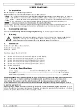 Preview for 3 page of Velleman WC235RLN User Manual