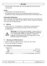 Preview for 6 page of Velleman WC30D2 User Manual