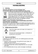 Preview for 8 page of Velleman WC30D2 User Manual